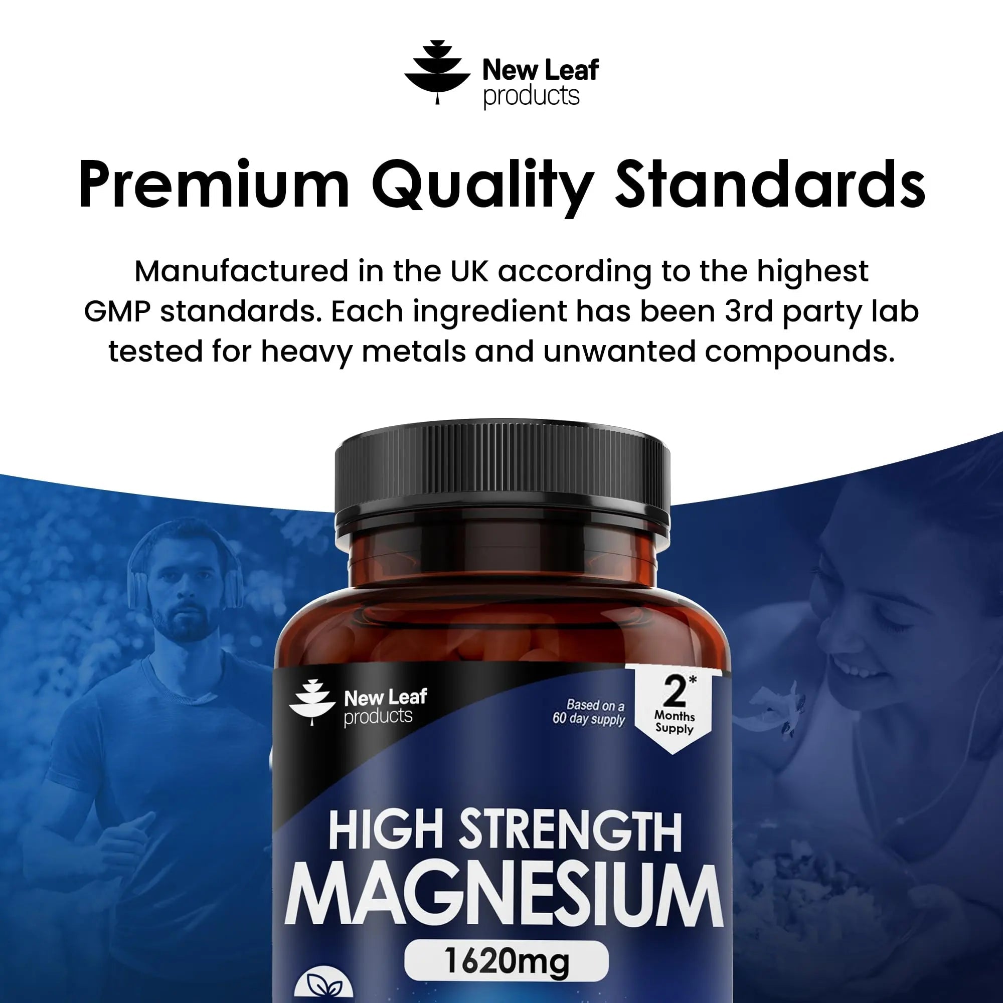 Magnesium Supplements 1620mg - Super Strength - Magnesium Citrate Capsules - TrustMedUSA