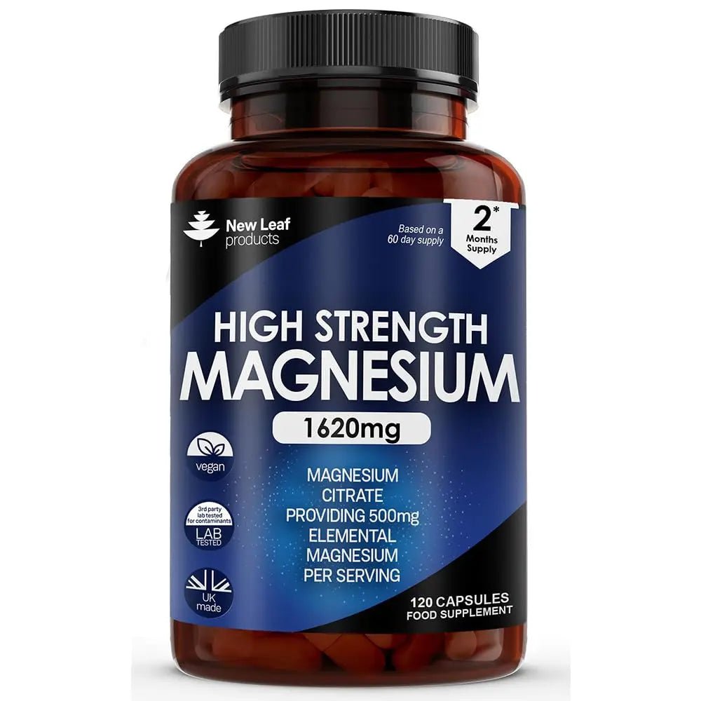 Magnesium Supplements 1620mg - Super Strength - Magnesium Citrate Capsules - TrustMedUSA