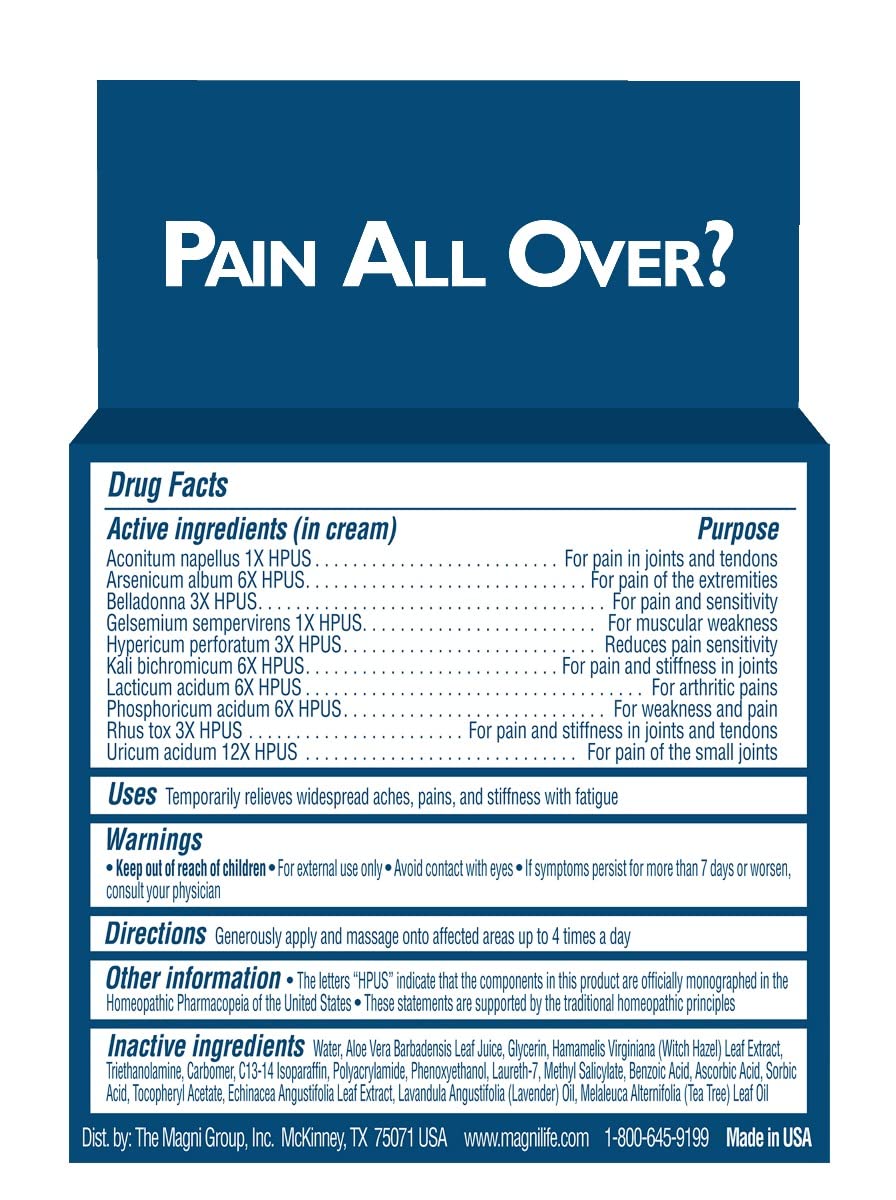 MagniLife Pain & Fatigue Relief Cream 4 oz Pain & Inflammation Relief Foam 4 oz. Natural Joint & Muscle Pain Relief Bundle for Shoulders, Back, Knees, Arthritis, Stiffness & Soreness - TrustMedUSA