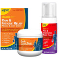 MagniLife Pain & Fatigue Relief Cream 4 oz Pain & Inflammation Relief Foam 4 oz. Natural Joint & Muscle Pain Relief Bundle for Shoulders, Back, Knees, Arthritis, Stiffness & Soreness - TrustMedUSA