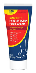 MagniLife Pain Relieving Foot Cream, 4 oz Tube, Soothing Relief for Soreness, Pain, Burning, Tingling, Itching or Sensitivity in Feet & Legs, Moisturizing & Hydrating Foot Cream, No Petroleum - TrustMedUSA