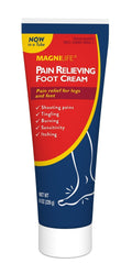 MagniLife Pain Relieving Foot Cream, 8 oz Tube, Soothing Relief for Soreness, Pain, Burning, Tingling, Itching or Sensitivity in Feet & Legs, Moisturizing & Hydrating Foot Cream, No Petroleum - TrustMedUSA