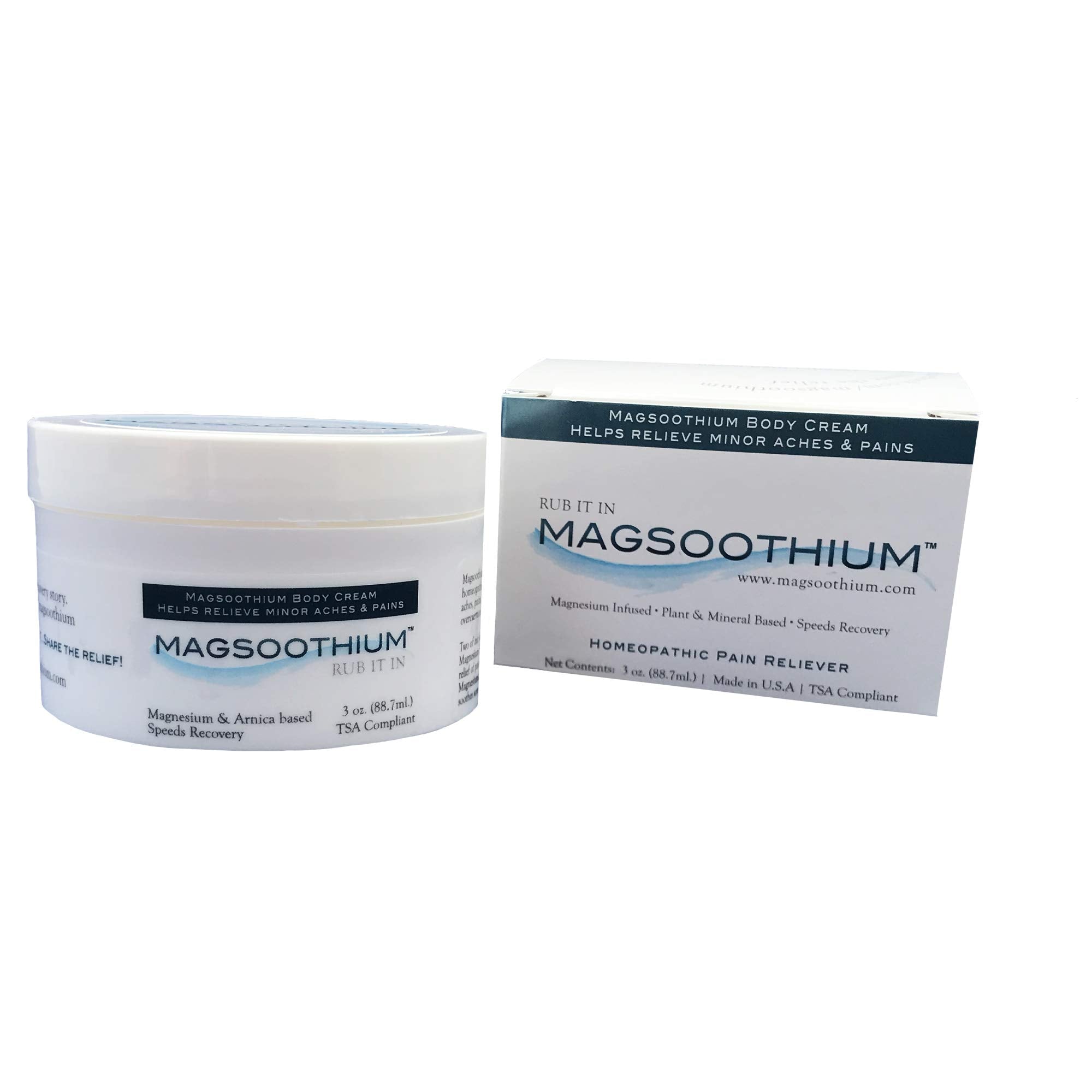 Magsoothium Original Recovery Balm- Magnesium Sulfate/Arnica Recovery Balm - TrustMedUSA