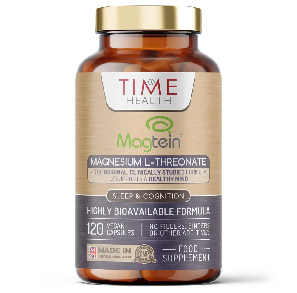 Magtein® Magnesium – 120 Capsules – High Strength 2100mg – Highly Bioavailable - TrustMedUSA