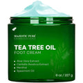 MAJESTIC PURE Athletes Foot Cream with Tea Tree Oil, Aloe & Spearmint - Hydrates - TrustMedUSA
