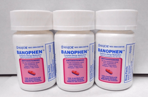 Major Banophen Diphenhydramine 50mg Antihistamine 100ct - TrustMedUSA