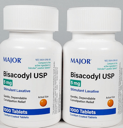 Major Bisacodyl 5 mg EC (Compare to Dulcolax) 1000ct -2 Pack - TrustMedUSA