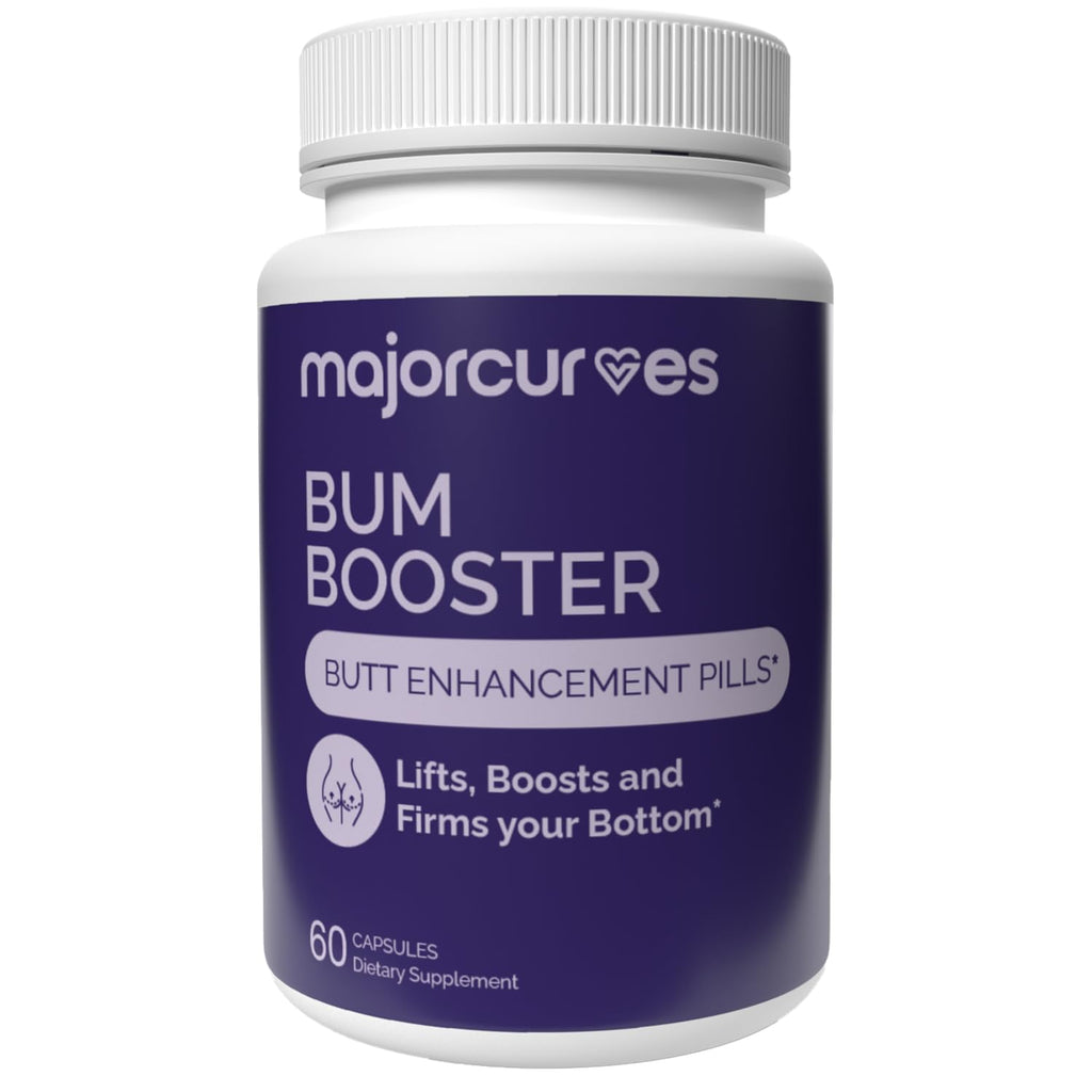 Major Curves Bum Booster Pills – Butt Enhancement for Women, Booty Growth Capsules for Bigger Bum, Curvier Hips and Glutes, Natural Brazilian Butt Lift Alternative with Fenugreek and Wild Yam - TrustMedUSA