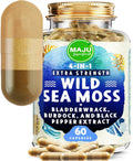 MAJU 4-in-1 Organic Sea Moss Capsules, Wild Chondrus Crispus, Seamoss - TrustMedUSA