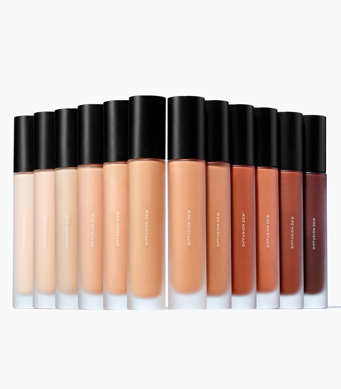 MAKE Beauty Diffusion Dew Skin Tint. Sheer to Medium Coverage Radiant Finish. Blurring, Smoothing, and Brightening for Glowing Complexion. Enhanced with Niacinamide and Adenosine. Tan 06 - TrustMedUSA