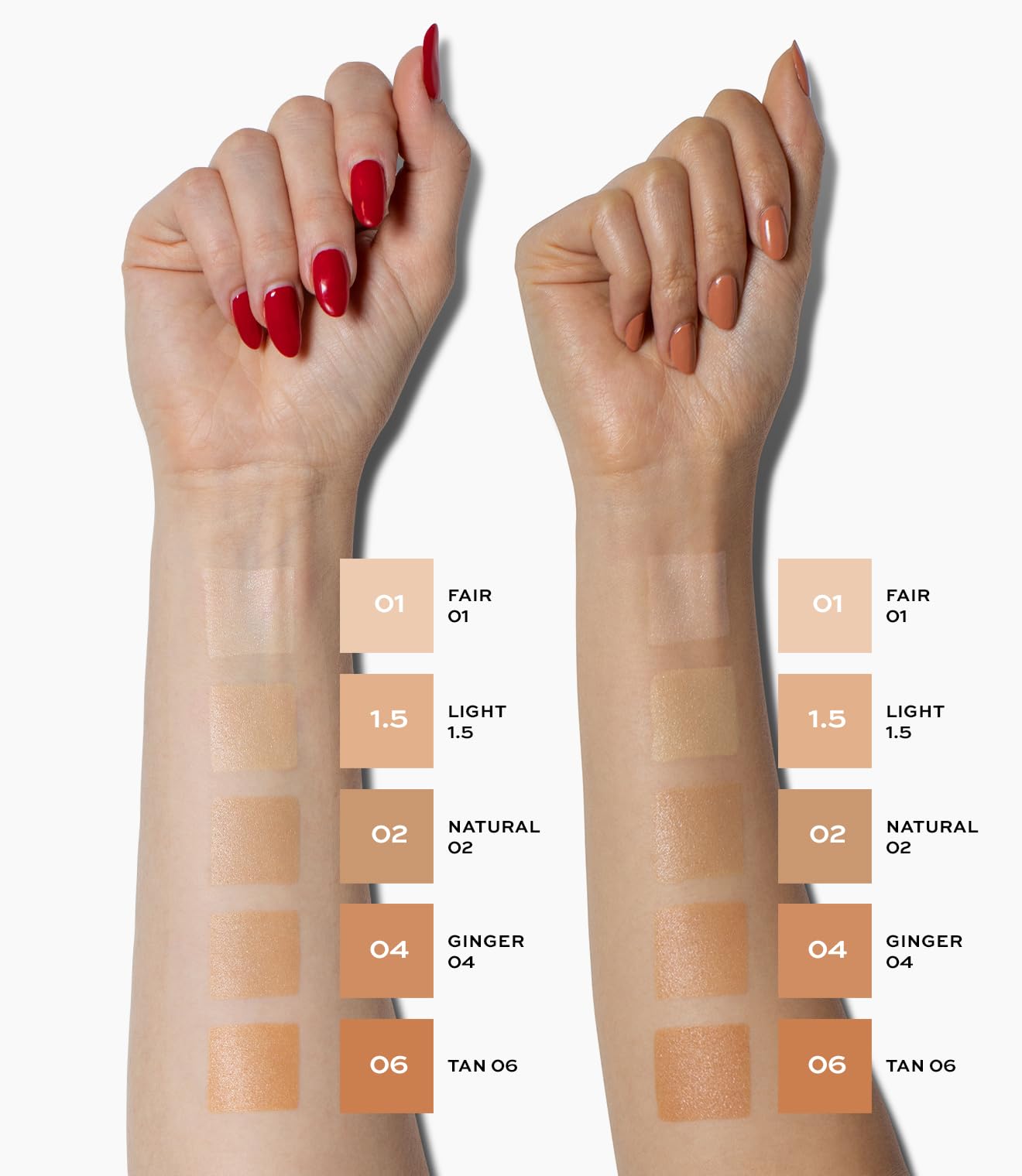 MAKE Beauty Diffusion Dew Skin Tint. Sheer to Medium Coverage Radiant Finish. Blurring, Smoothing, and Brightening for Glowing Complexion. Enhanced with Niacinamide and Adenosine. Tan 06 - TrustMedUSA