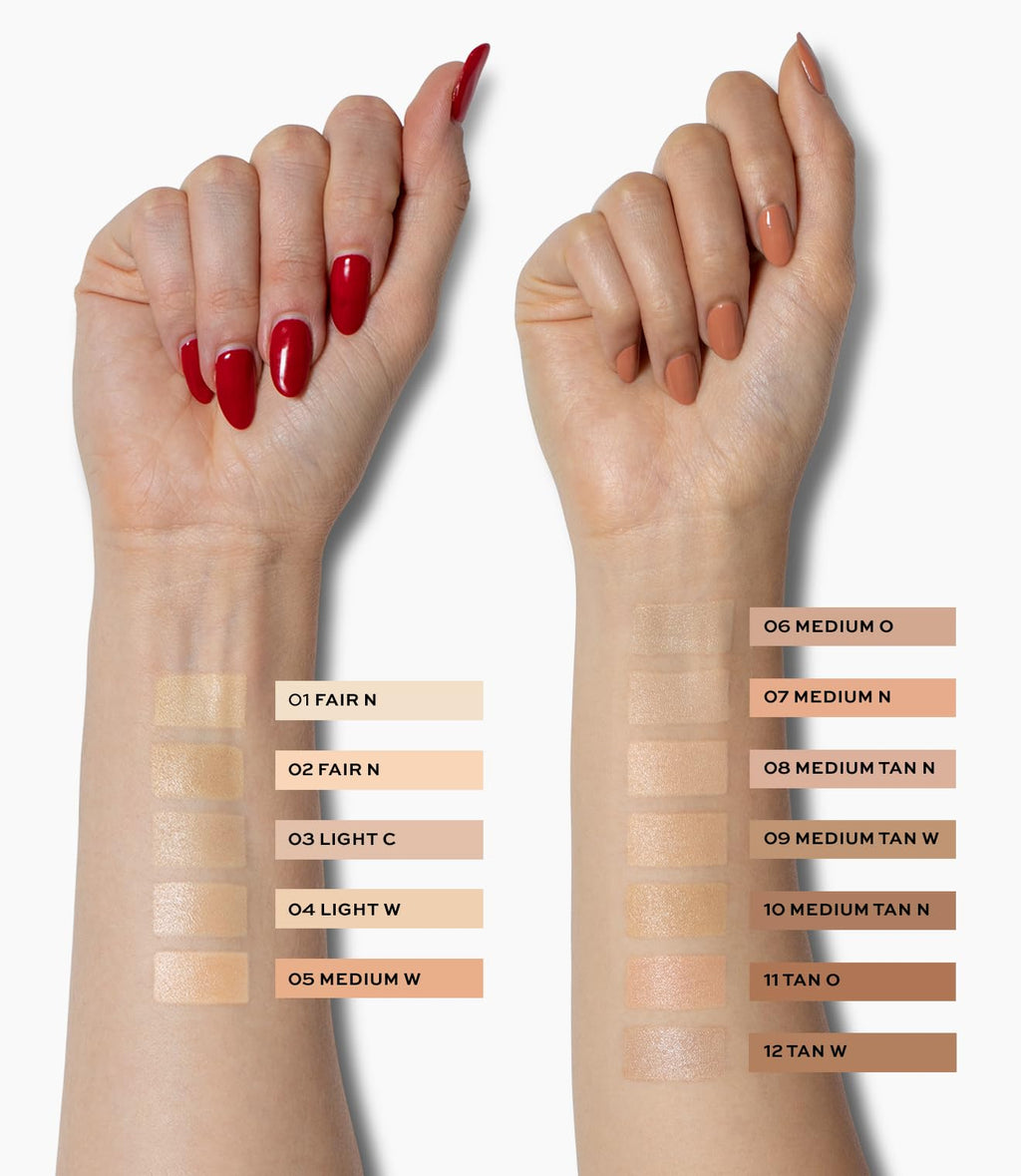 MAKE Beauty Skin Mimetic Concealer Buildable Medium Coverage Hydrating Concealer for Dark Circles Spot Concealing Brightening Crease-Free, Including Mature Skin. Radiant Finish. 08 Medium Tan Neutral - TrustMedUSA