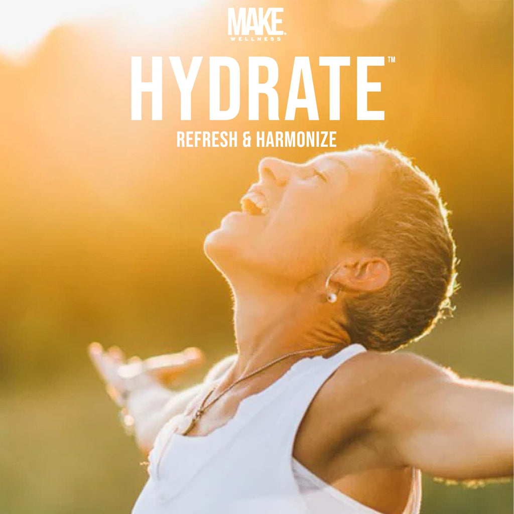 Make Wellness HYDRATED | 30 Servings | Grapefruit Flavor | Supports Hydration & Electrolyte Balance | Bioactive Peptide Blend for Daily Overall Wellness - TrustMedUSA
