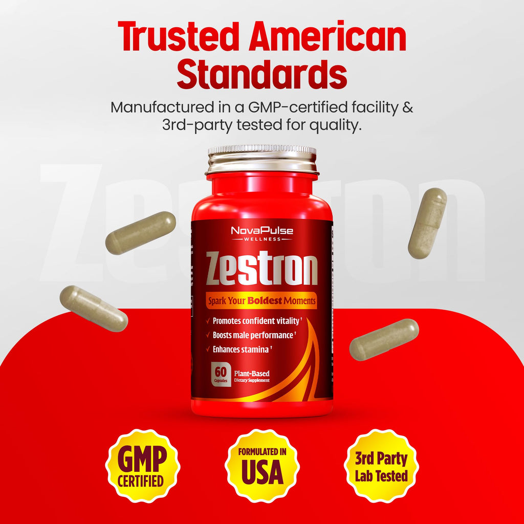 Male Enhancing Supplement Fast Acting Enlargement Pills for Men - Enhanced Size, Drive, Blood Flow, Libido, Testosterone Booster, Strength, Endurance - Boost Performance & Confidence - 60 Capsules - TrustMedUSA