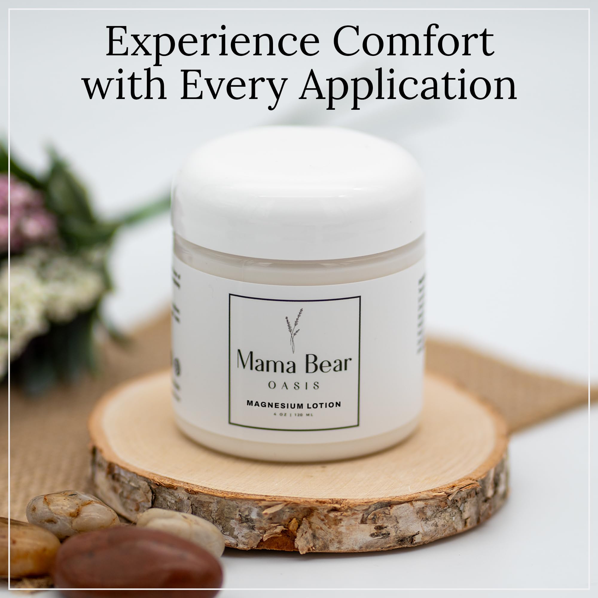 Mama Bear Oasis Lotion - Magnesium Cream - Lavender Magnesium Lotion for Foot, Hands, Legs, Toes Includes Arnica, Vitamin B6, Aloe Vera, MSM (Pack of 2) - TrustMedUSA