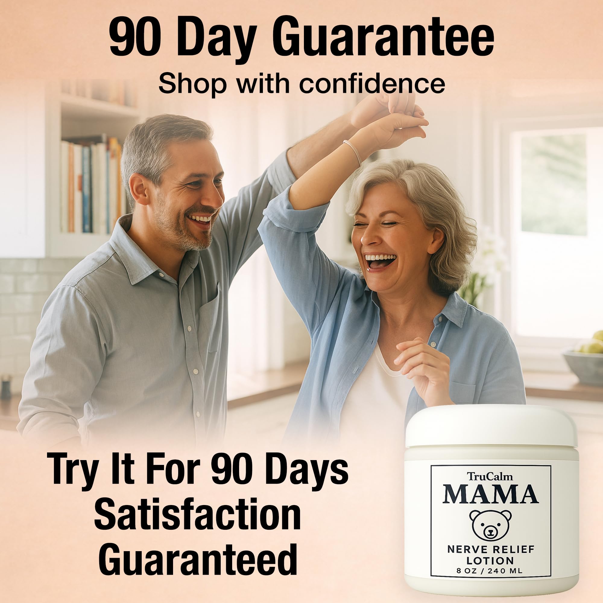 Mama Lotion – Neuropathy Nerve Relief Cream with Magnesium Chloride - Maximum Strength Comfort for Feet, Hands, Legs, Toes - Fast-Absorbing and Non-Greasy Formula for Food and Leg Comfort - 8 Oz - TrustMedUSA