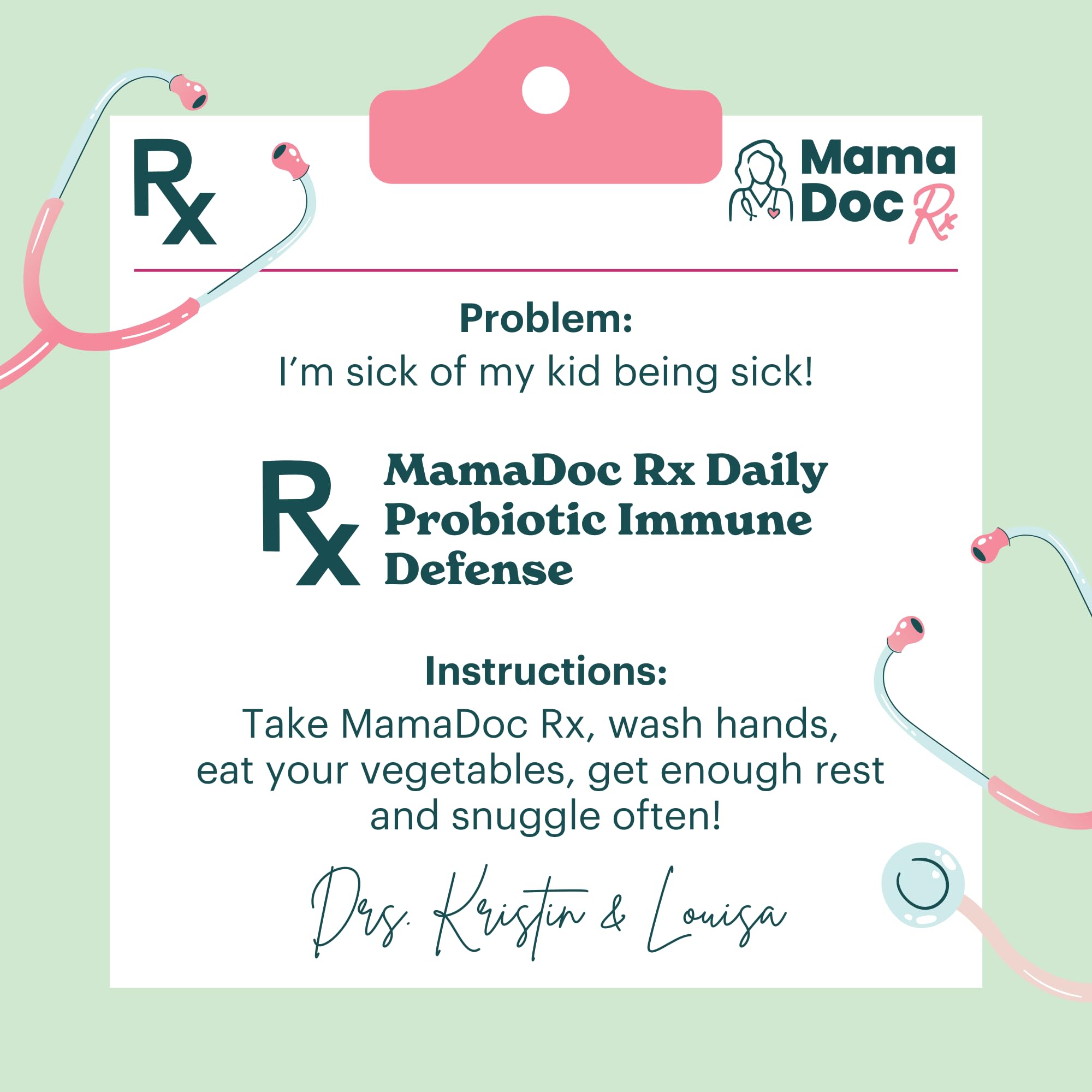 MamaDoc Rx Certified Organic Kids & Teens Probiotic Immune Defense - 5 Billion CFUs | Sugar Free, Vegan, Gluten-Free | 14 Probiotic Strains, Prebiotics, Vitamin C & D | 30 Chewable Tablets, Ages 4+ - TrustMedUSA
