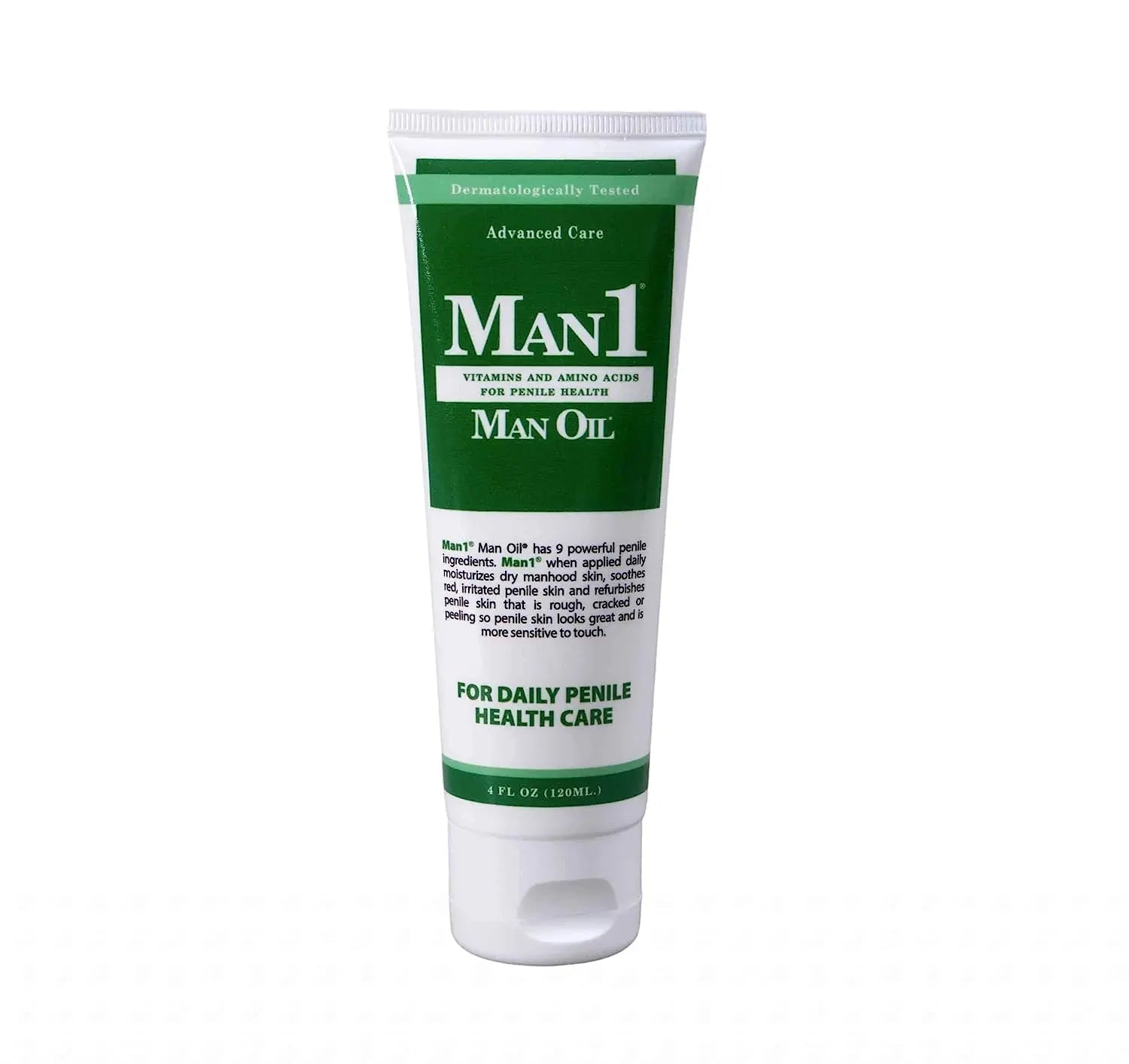 Man1 Man Oil Penile Health Cream - Advanced Care. Treat Dry, red, Crack - TrustMedUSA