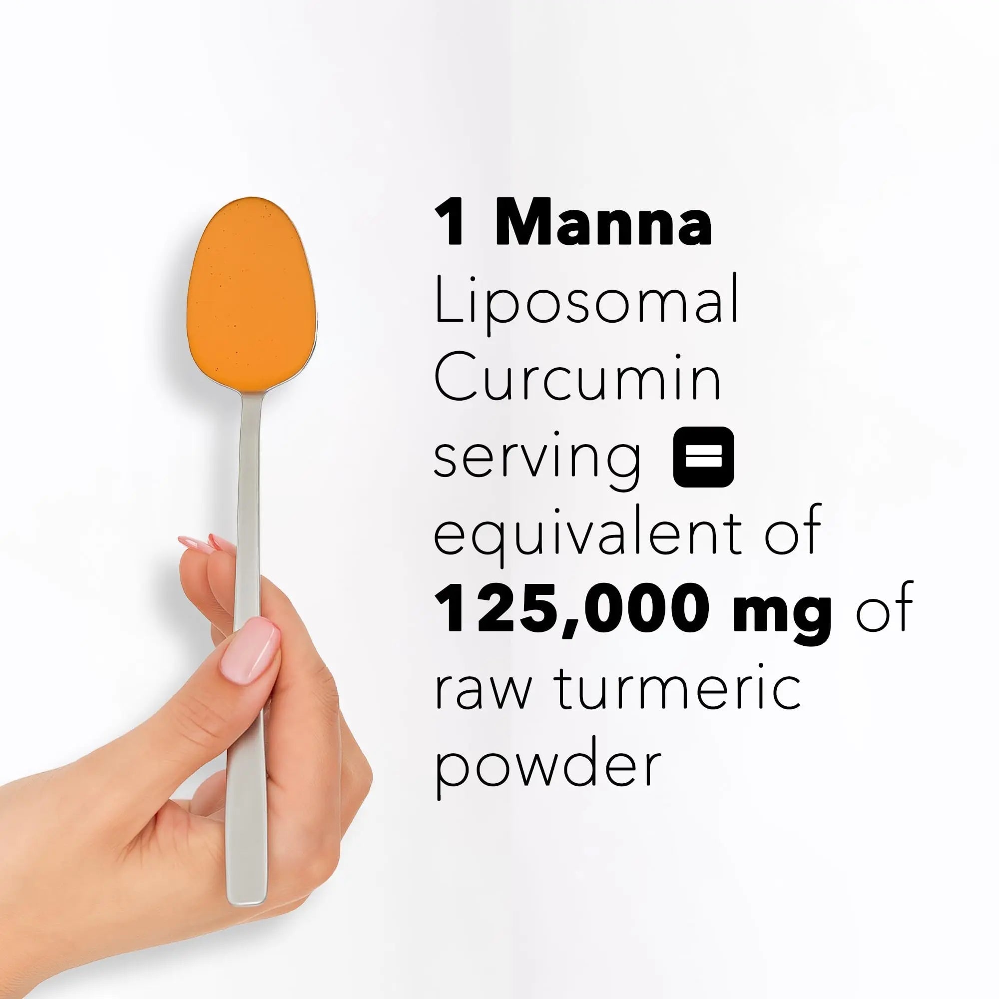 Manna Vitamins Evolved Liposomal Liquid Curcumin for Advanced Absorption Best Turmeric Supplement for Daily Joint & Immune Health Support - Vegan, Non-GMO, 95% Curcuminoids (1 Pack) - TrustMedUSA
