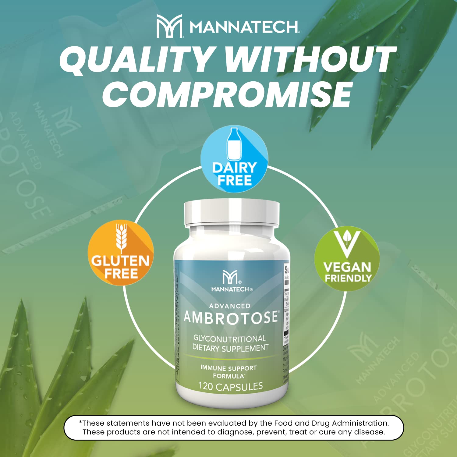 Mannatech Advanced Ambrotose 120 Capsules - TrustMedUSA