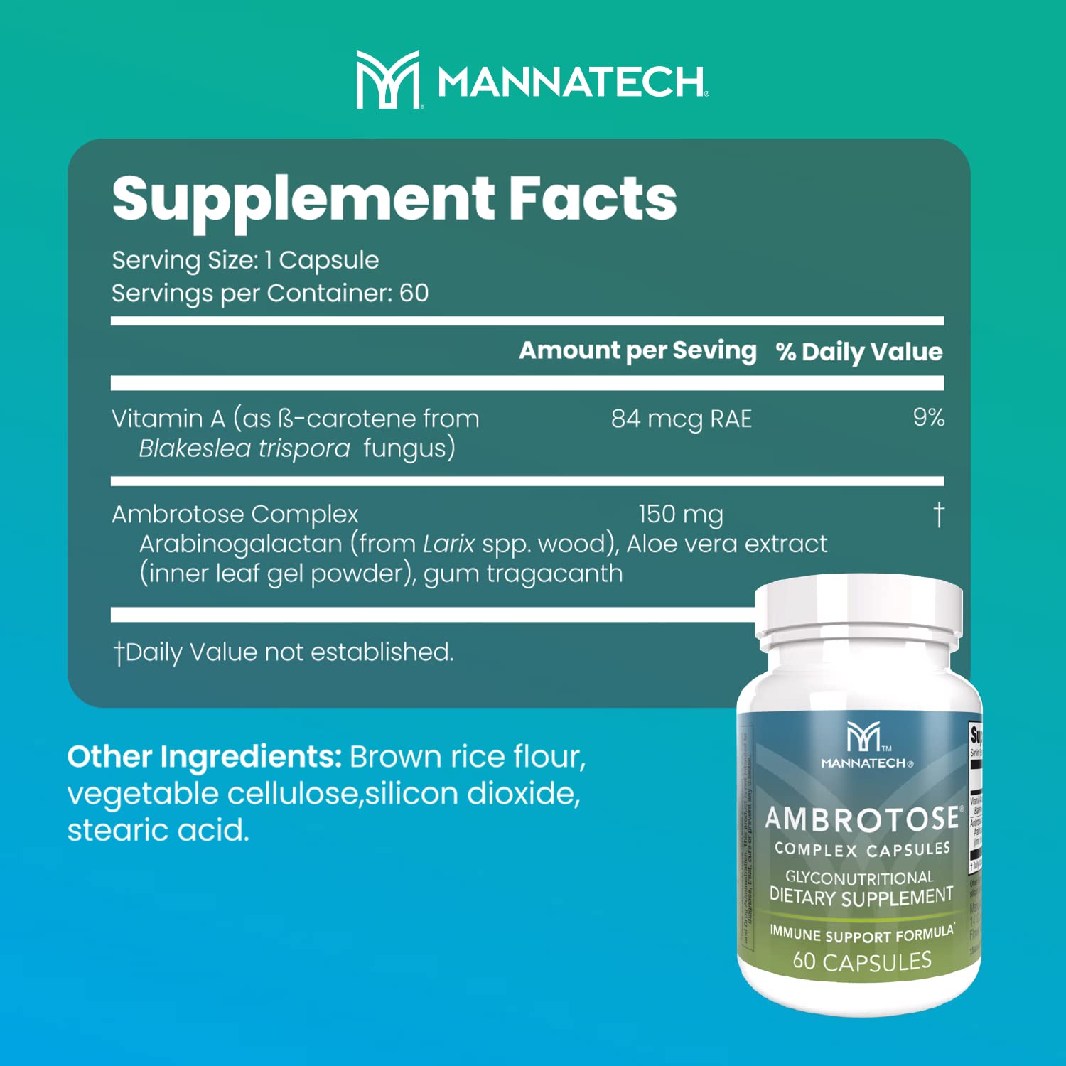 Mannatech® Ambrotose® Complex 60 Capsules - TrustMedUSA