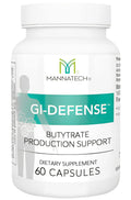 Mannatech Butyrate Supplement - Supports Gut Barrier Function, Intestinal Health, and Digestive Comfort - Promotes Short Chain Fatty Acid Production, Immune Support Supplement GI-Defense 60 Capsules - TrustMedUSA