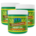 Mariguanol Extra Strong Muscle Rub Gel with Hemp Oil, Menthol & Camphor – Cooling, Fast-Absorbing Topical Gel for Post-Workout Active Lifestyles – Net Wt. (4 Ounce (Pack of 3)) - TrustMedUSA