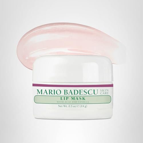 Mario Badescu Lip Mask with Acai and Vanilla for All Skin Types, Overnight Lip Treatment Enriched With Skin - TrustMedUSA