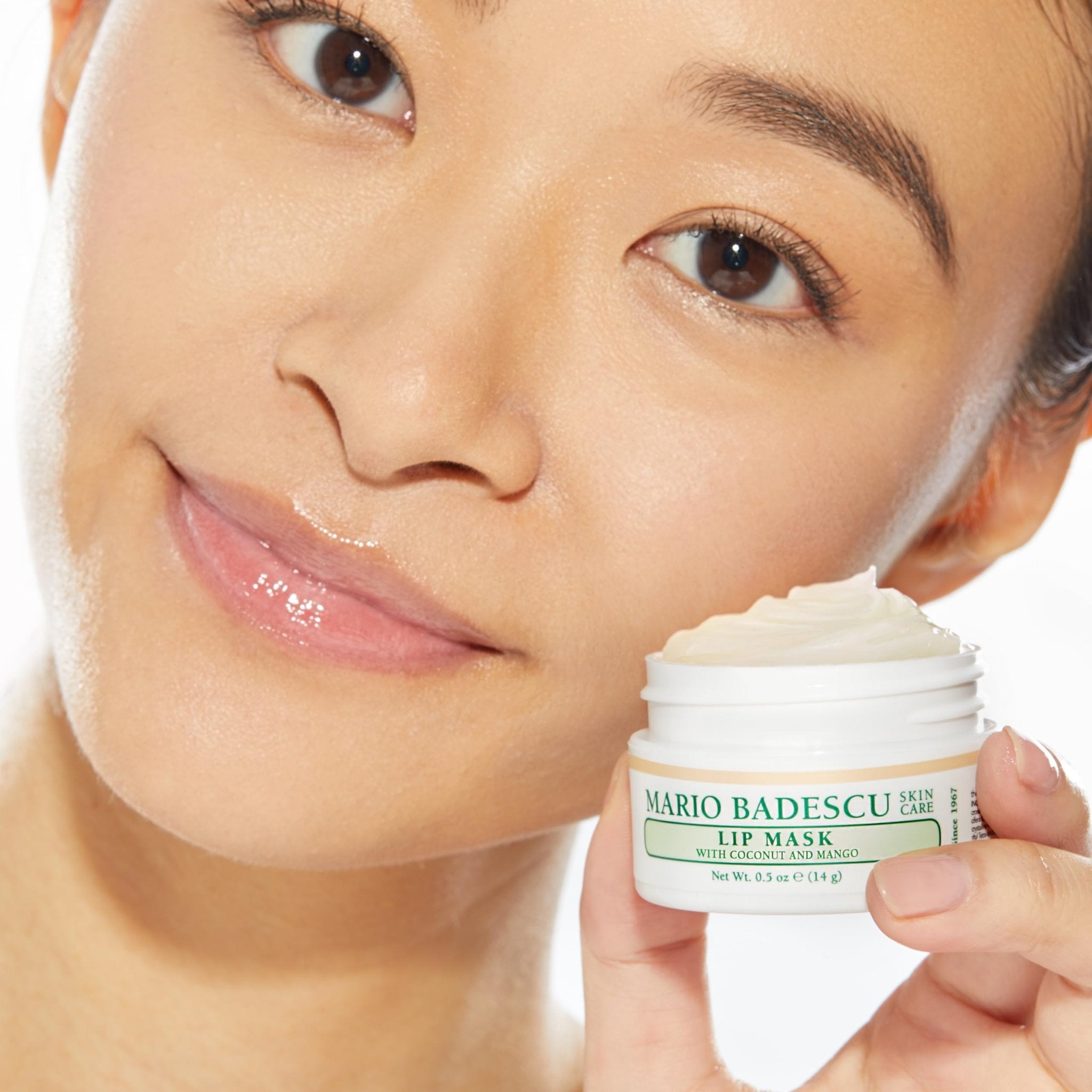 Mario Badescu Lip Mask with Coconut and Mango for All Skin Types, Overnight Lip Treatment Enriched With Skin Softening Coconut Oil, Sunflower Seed Oil and Hydrating Shea Butter, 0.5 Ounces - TrustMedUSA