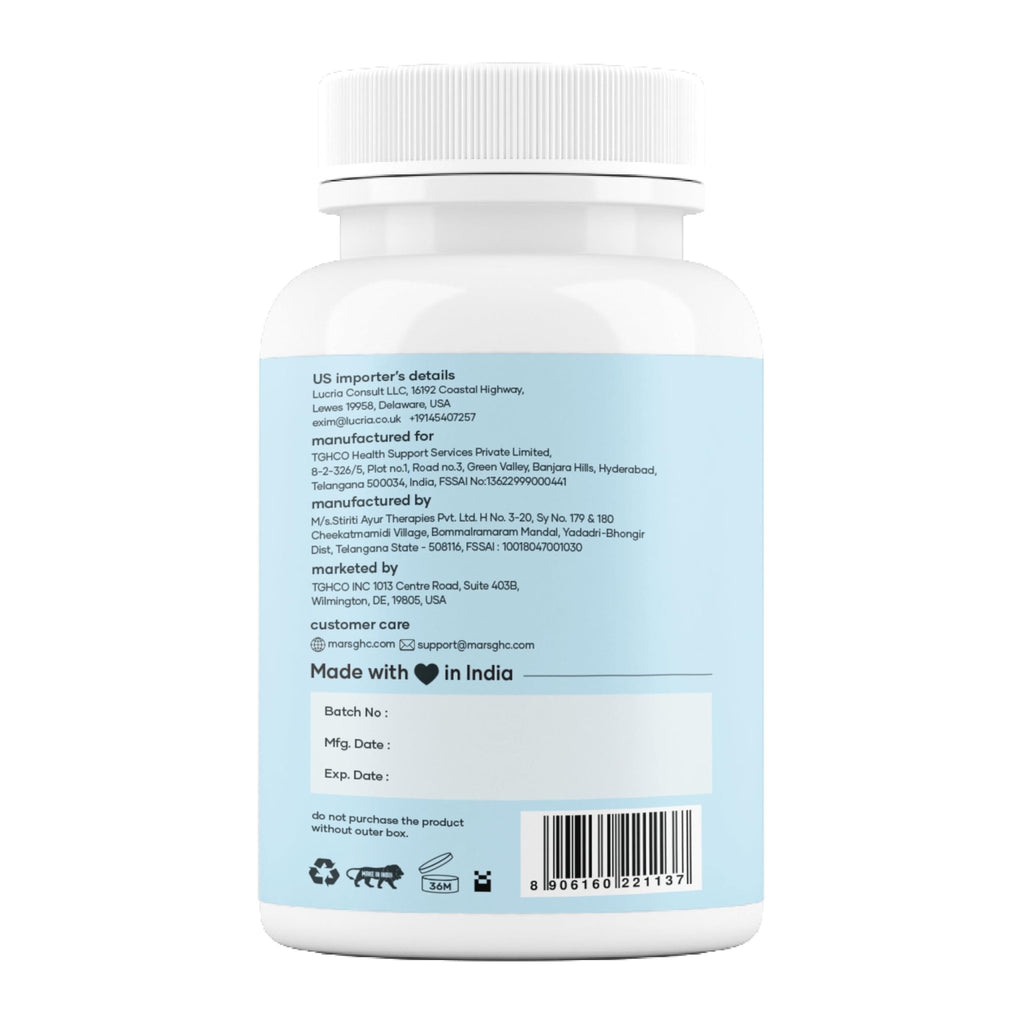 mars by GHC Mars Surge Natural Sea Moss Caps (60N) | Packed with 84 Minerals | Powered with Black Seed Oil | | Overall Well Being - Pack of 1 - TrustMedUSA