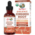 MaryRuth Organics Ashwagandha Root | USDA Organic Ashwagandha Liquid Drops | Stress Relief, Natural Calm, Relaxation and Mood Support Supplement | Adaptogenic | Nervine | Vegan | Non-GMO | 60 Servings - TrustMedUSA