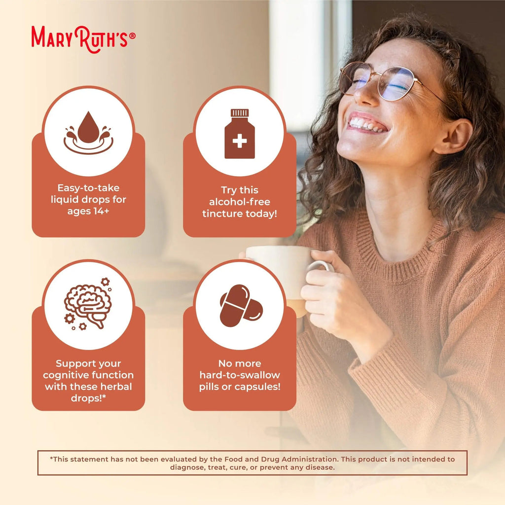 MaryRuth Organics Ashwagandha Root | USDA Organic Ashwagandha Liquid Drops | Stress Relief, Natural Calm, Relaxation and Mood Support Supplement | Adaptogenic | Nervine | Vegan | Non-GMO | 60 Servings - TrustMedUSA