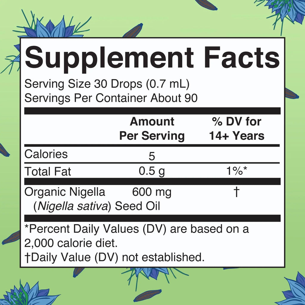 MaryRuth Organics Black Seed Oil Liquid Drops Cold Pressed | 3 Month Supply | USDA Organic Black Cumin Seed Oil | Immune Support | Respiratory Health | Sugar&Gluten Free | Vegan | Non-GMO | 2 Fl Oz - TrustMedUSA