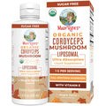 MaryRuth Organics Cordyceps Mushroom Supplement | Ultra Absorption Liposomal | Full Spectrum Mushroom | 200mg Beta-Glucans Per Serving | USDA Organic | Vegan | 7.6 oz | 15 Servings - TrustMedUSA