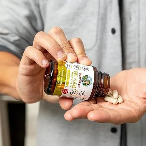 MaryRuth Organics Gut Flora Health+ Enzymes | Up to 2 Month Supply | Prebiotic Probiotic Digestive Enzymes Blend for Healthy Gut Biome & Digestive Support | Gastrointestinal Health | 60 Capsules - TrustMedUSA