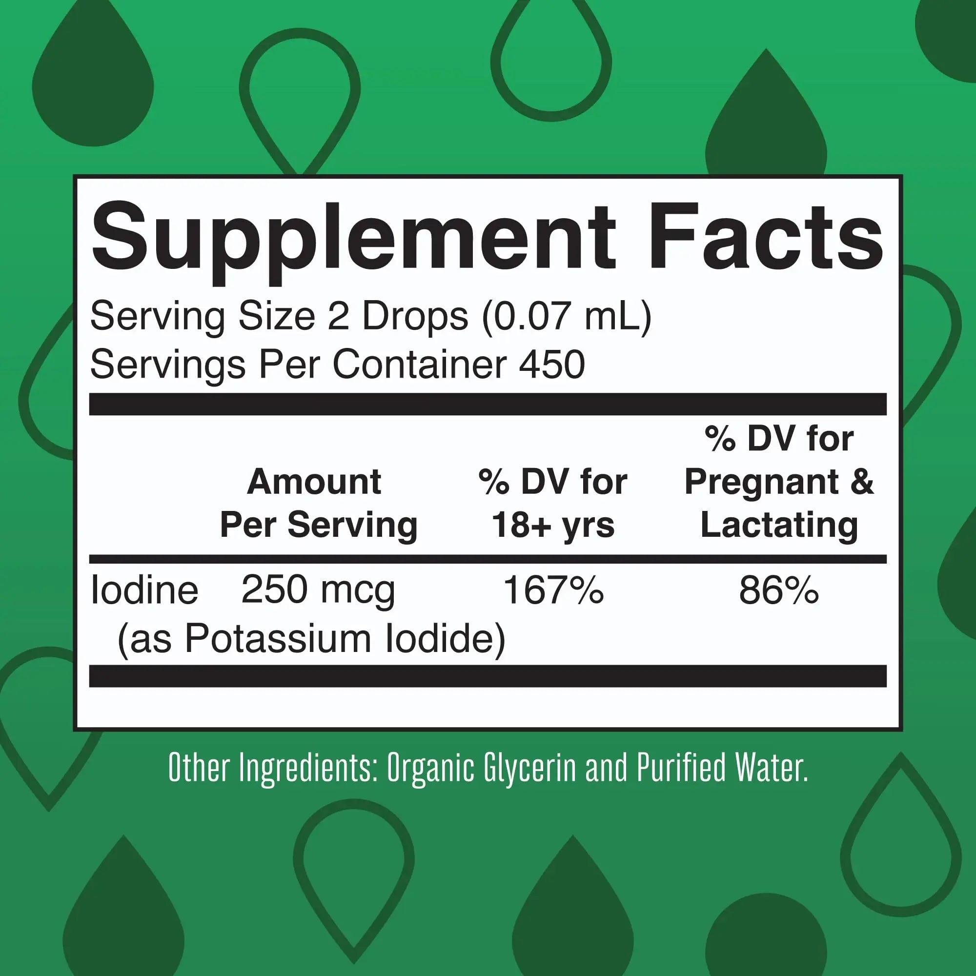MaryRuth Organics Iodine Liquid Drops | Potassium Iodide | 1 Year Supply | 450 Servings | Thyroid Health | USDA Organic| - TrustMedUSA