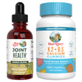 MaryRuth Organics Joint Health Liquid Drops & Vitamin K2+D3 Gummies (Peach Mango and Apricot) | Label Project Verified | Vitamins for Calcium, Joints, and Bone Support | Vegan, Non-GMO, Gluten Free - TrustMedUSA