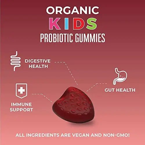 MaryRuth Organics Kids Probiotics for Digestive Health | USDA Probiotic Gummies | 2 Month Supply | Kids Probiotics | Immune Support | Gut Health Supplement | Vegan | Non-GMO | Gluten Free | 60 Count - TrustMedUSA