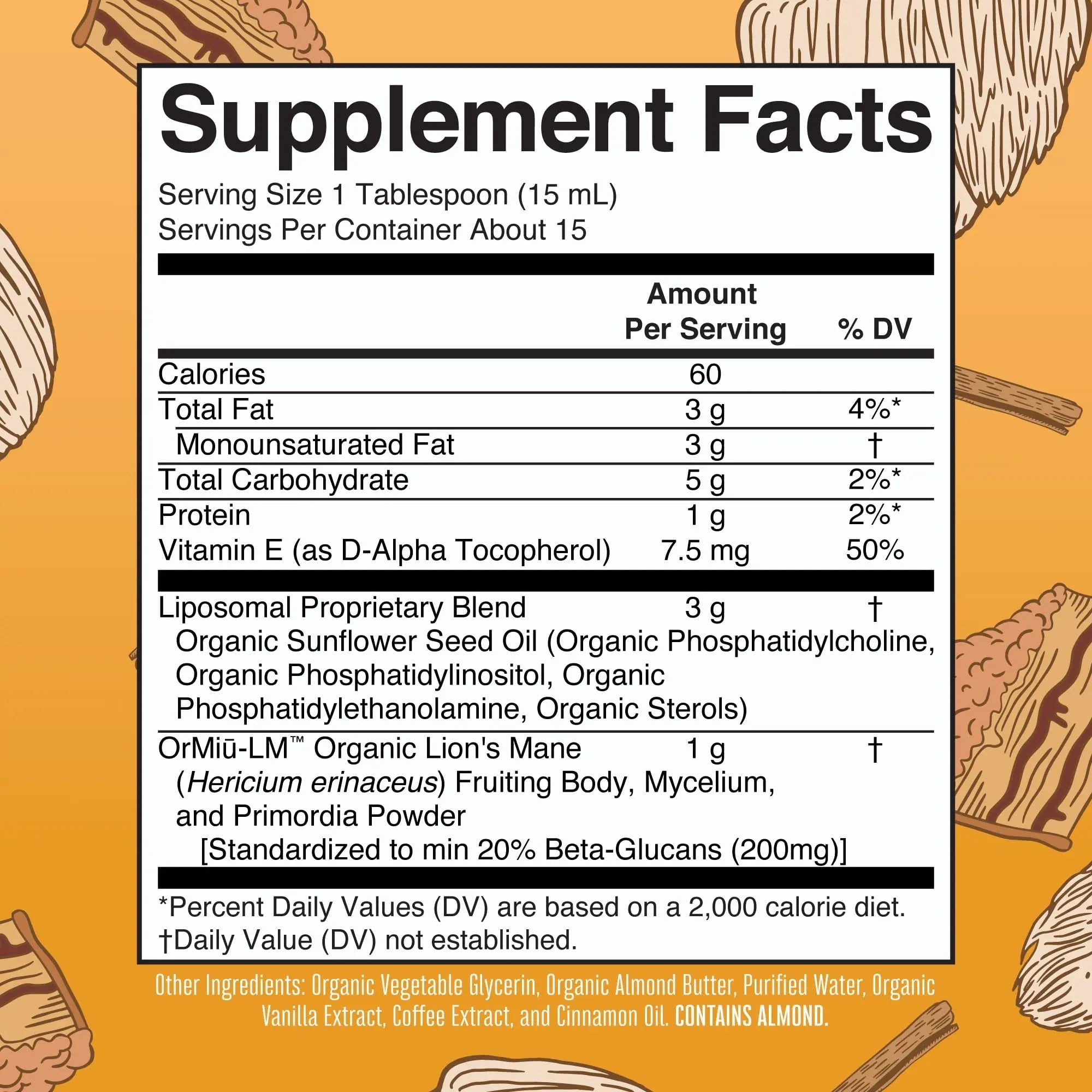 MaryRuth Organics Lions Mane Supplement | Ultra Absorption Liposomal | Full Spectrum Lion's Mane Mushroom | 200mg Beta-Glucans Per Serving | USDA Organic | Vegan | 7.6 oz | 15 Servings - TrustMedUSA