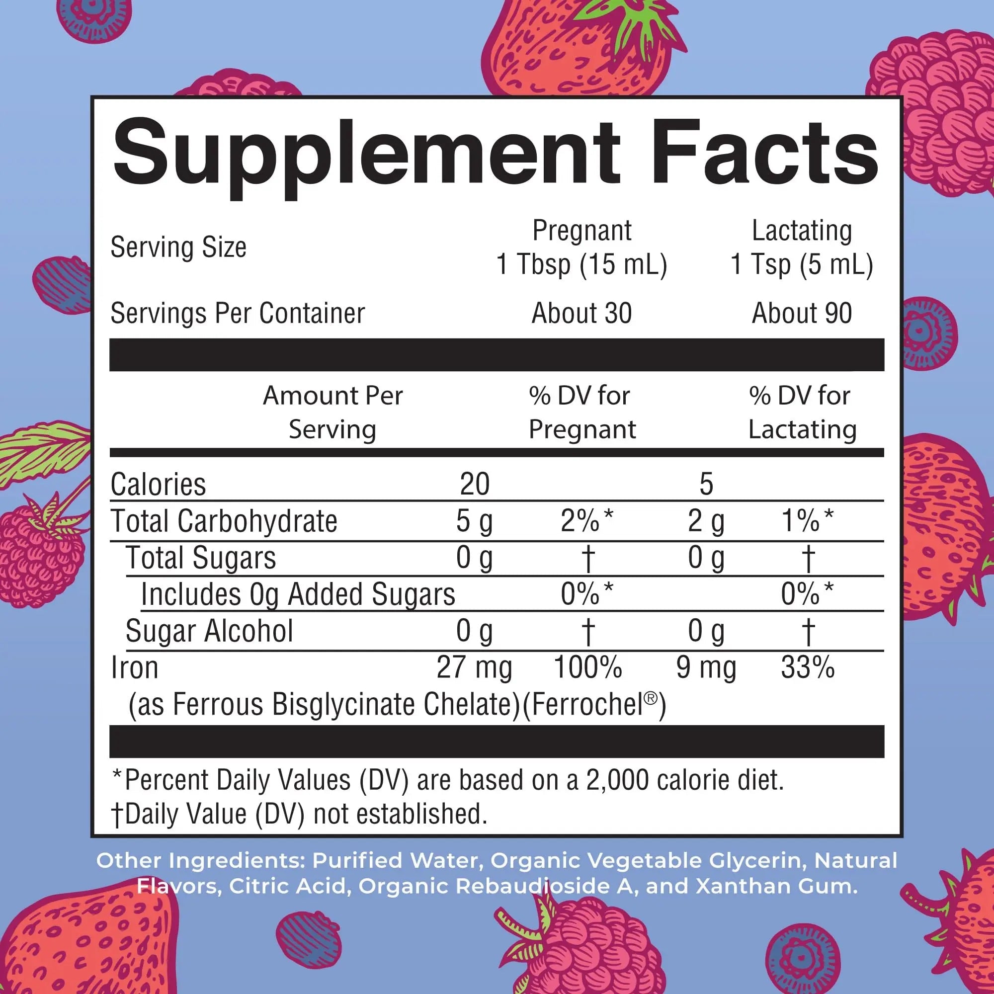 MaryRuth Organics | Liquid Iron Supplement Prenatal & Postnatal for Pregnant & Lactating | Iron Deficiency | Immune Support | Sugar/Gluten Free | Vegan | Non-GMO | 15.22 Fl Oz - TrustMedUSA