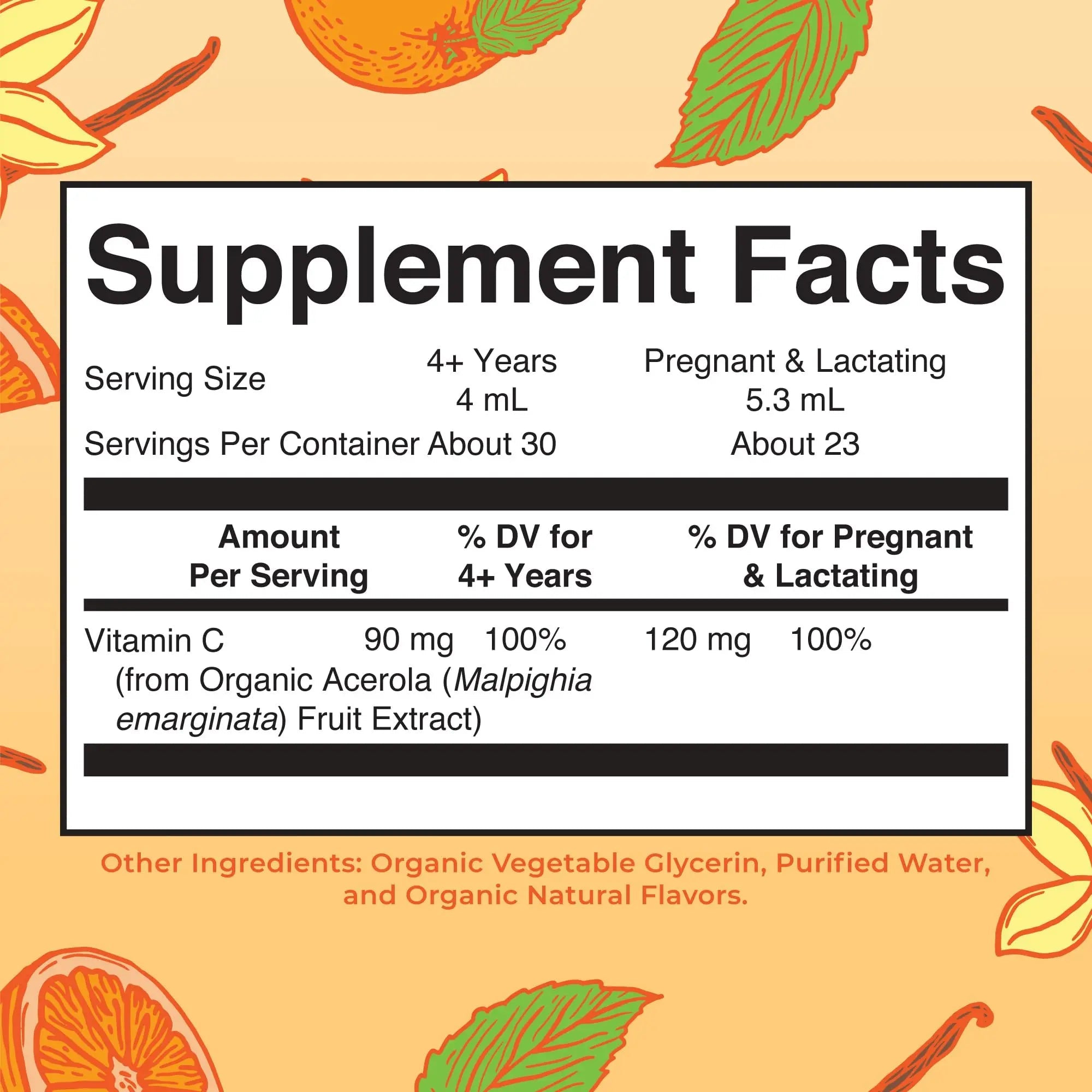 MaryRuth Organics Organic Vitamin C Supplement | Liquid Vitamin C Liquid Drops for Adults & Kids | Immune Support Supplement for Overall Health | Vegan | Non-GMO | Gluten Free | 4 Fl Oz - TrustMedUSA
