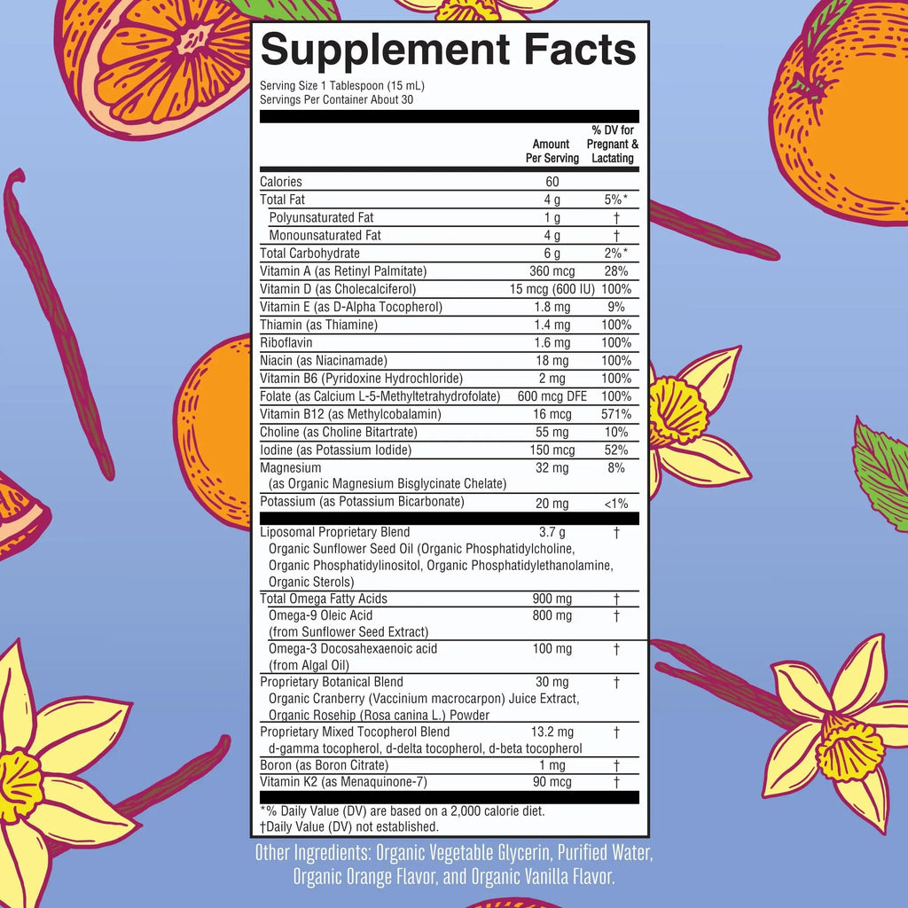 MaryRuth Organics Prenatal & Postnatal Multivitamin for Women | Sugar Free | Formulated for Pre-Conception, Pregnancy & Nursing | Prenatal Vitamins | Vegan | Non-GMO | Gluten Free | 30 Servings - TrustMedUSA