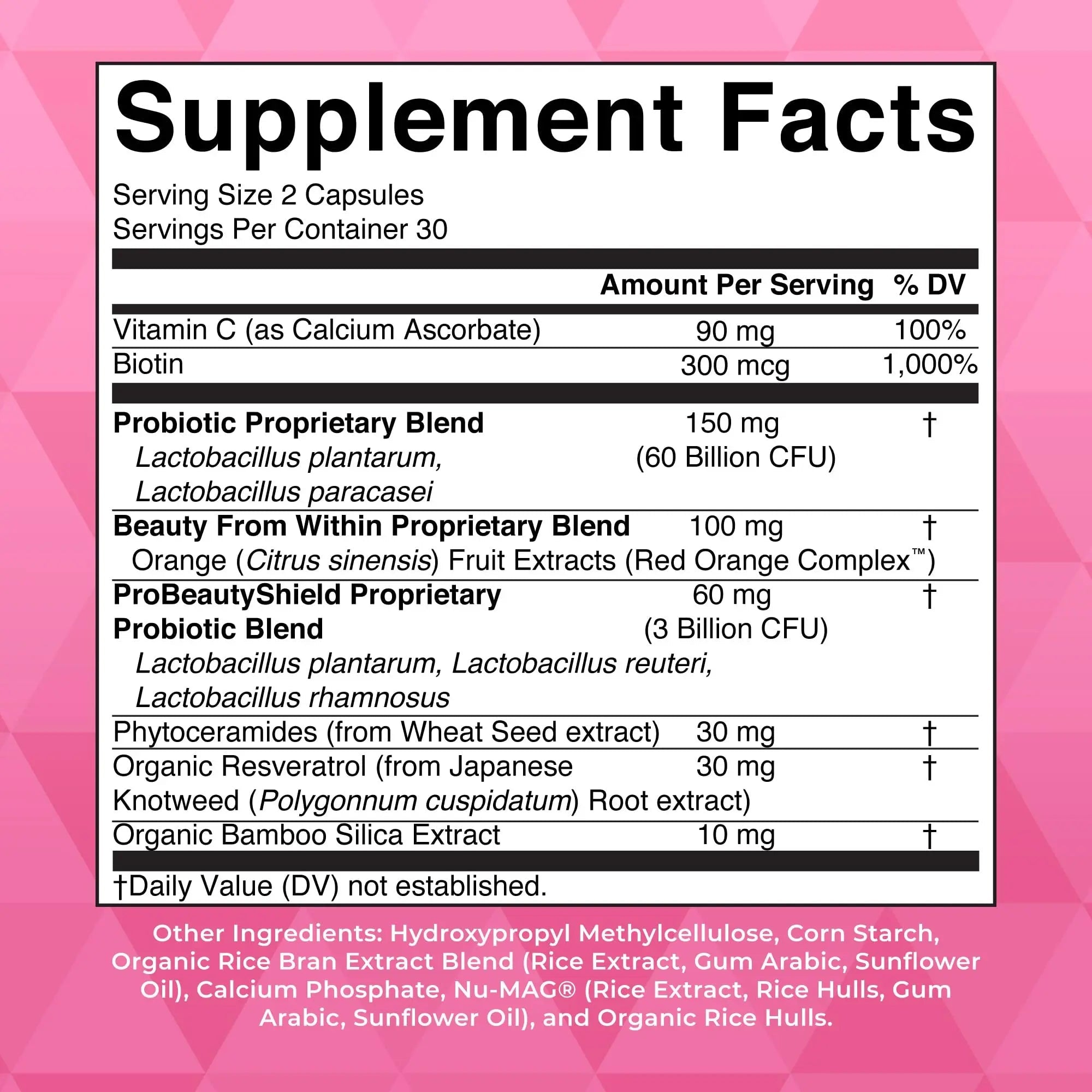 MaryRuth Organics Probiotic Beauty Capsules | Vegan Collagen Support | Anti Aging | Gut Health | Hair Skin and Nails Vitamins | Skin Care - TrustMedUSA