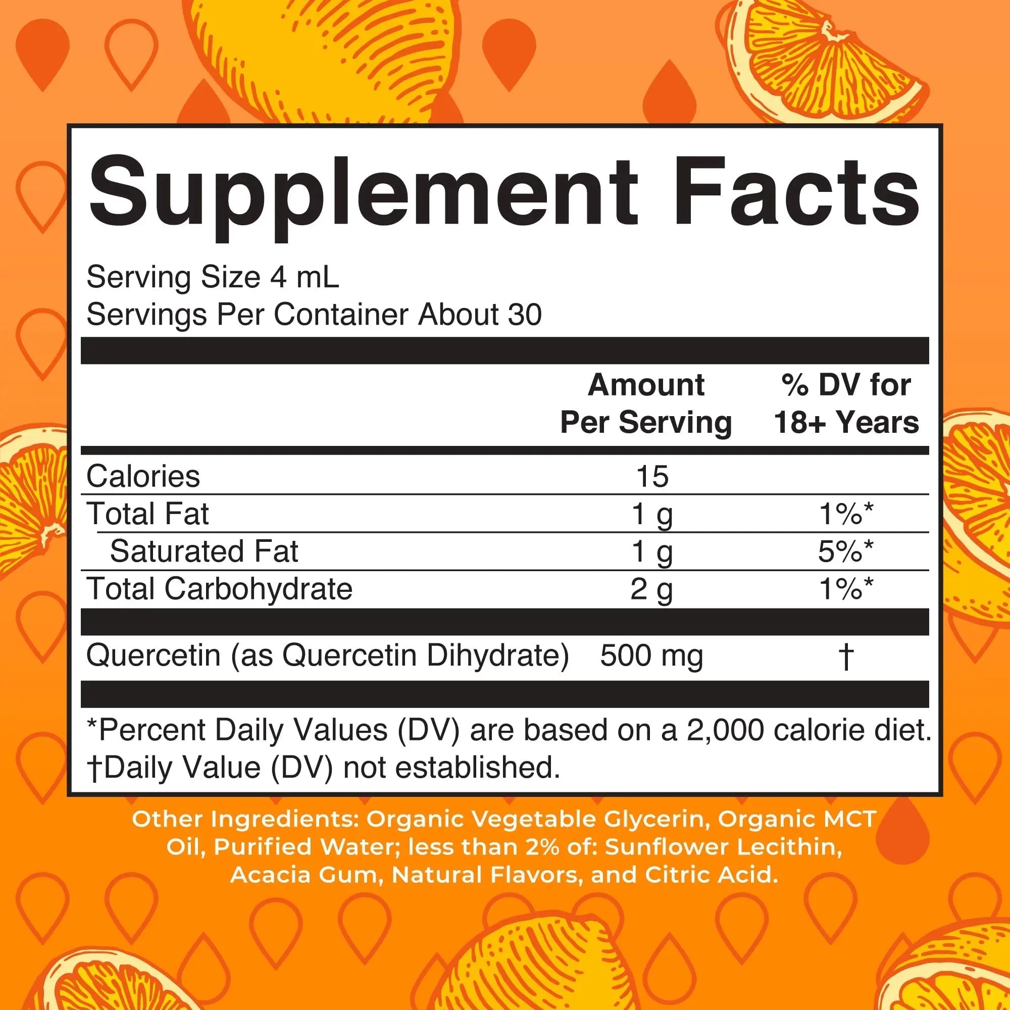 MaryRuth Organics Quercetin Liquid Drops | Sugar Free | 500mg for Adults 18 & Over | Cardiovascular Health for Adults | Bioflavonoid | Vegan | Non-GMO | Gluten Free | 4 Fl Oz - TrustMedUSA