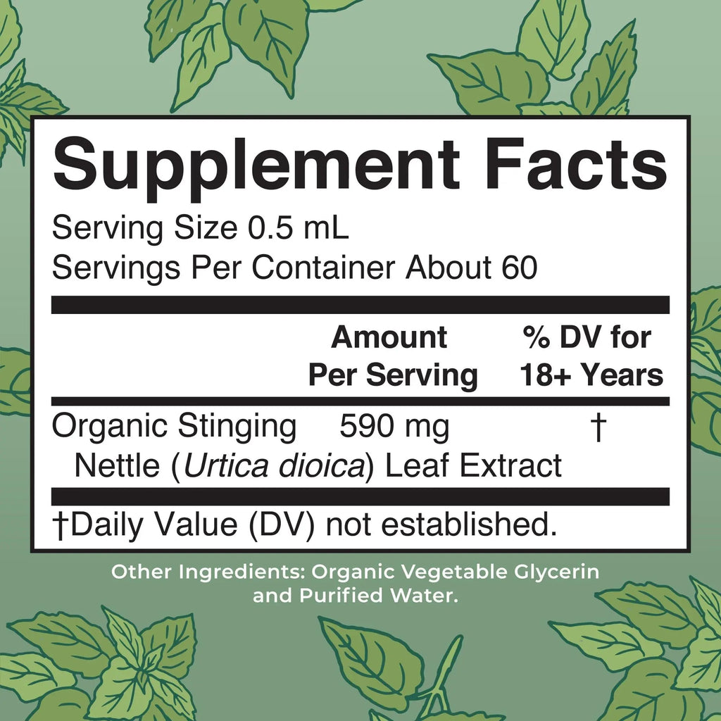 MaryRuth Organics Stinging Nettle Leaf Extract | Detox Supplement Herbal Drops | USDA Organic | Vegan | Non-GMO | Gluten Free | 1 Fluid Oz - TrustMedUSA