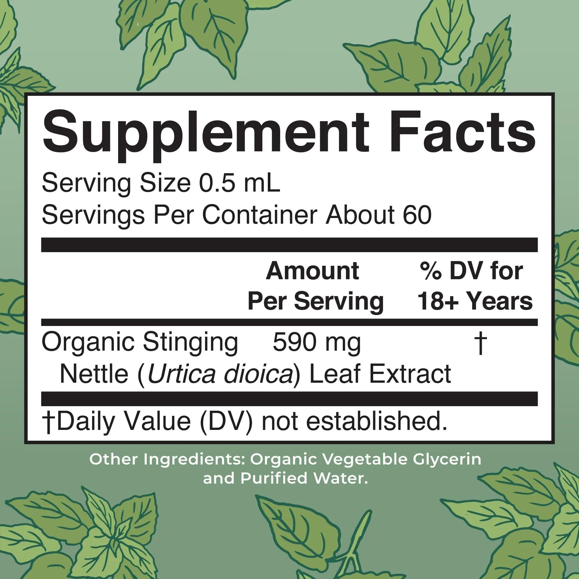 MaryRuth Organics Stinging Nettle Leaf Extract | Detox Supplement Herbal Drops | USDA Organic | Vegan | Non-GMO | Gluten Free | 1 Fluid Oz - TrustMedUSA