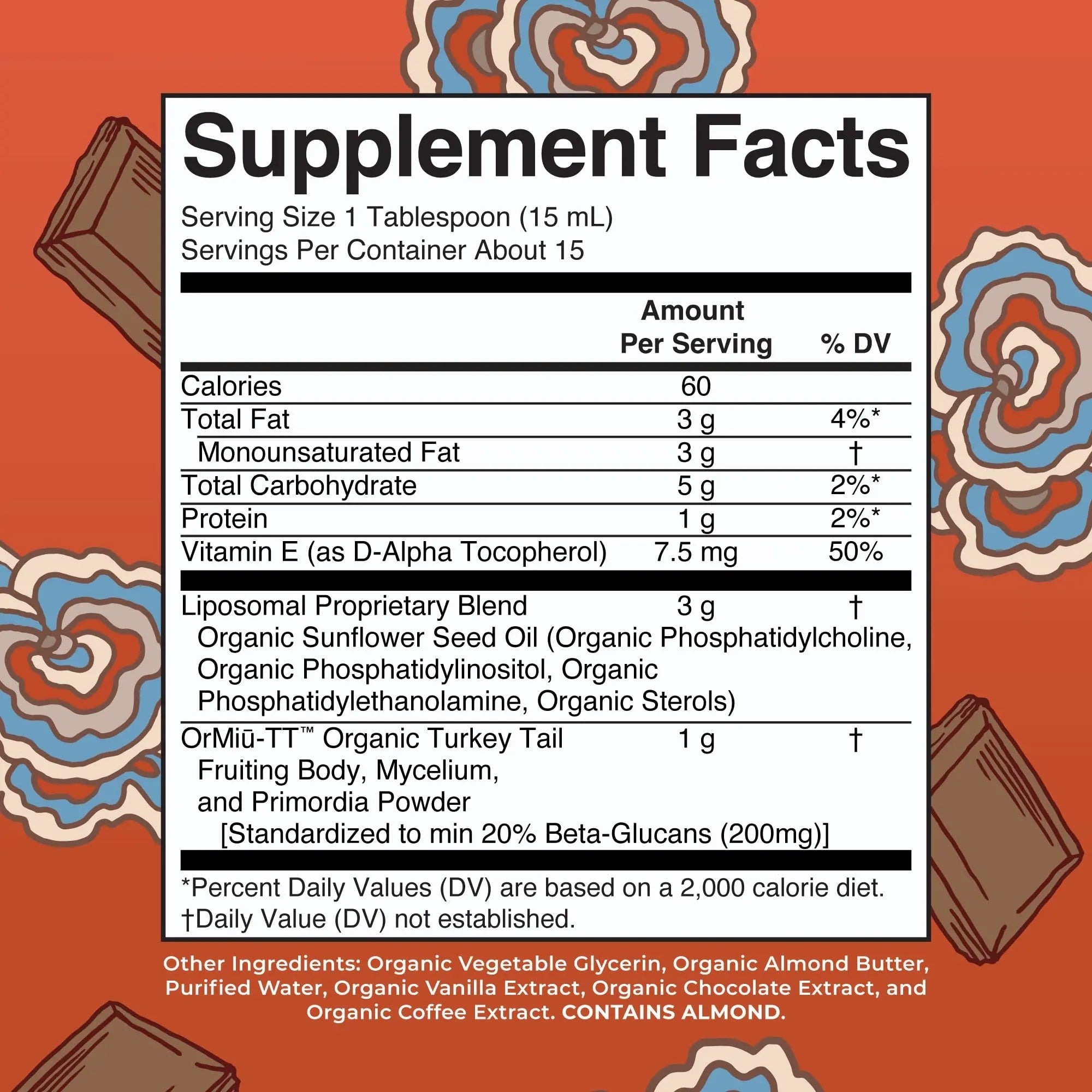 MaryRuth Organics Turkey Tail Mushroom Supplement | Ultra Absorption Liposomal | Full Spectrum | 200mg Beta-Glucans Per Serving | Vegan | 7.6 oz | 15 Servings - TrustMedUSA