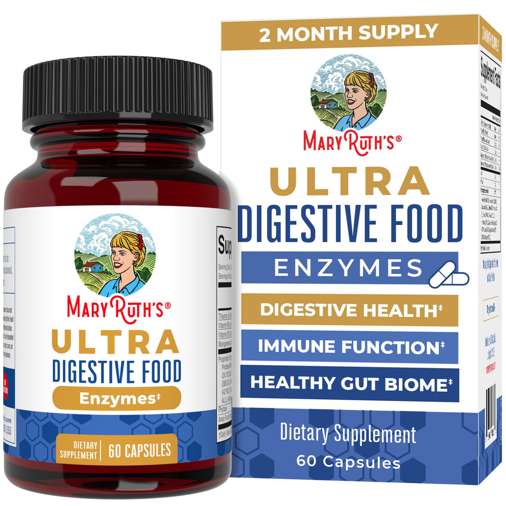 MaryRuth Organics Ultra Digestive Enzymes Capsules | Up to 2 Month Supply | Supplement for Gut Health Support | Digestion & Immune Support - TrustMedUSA