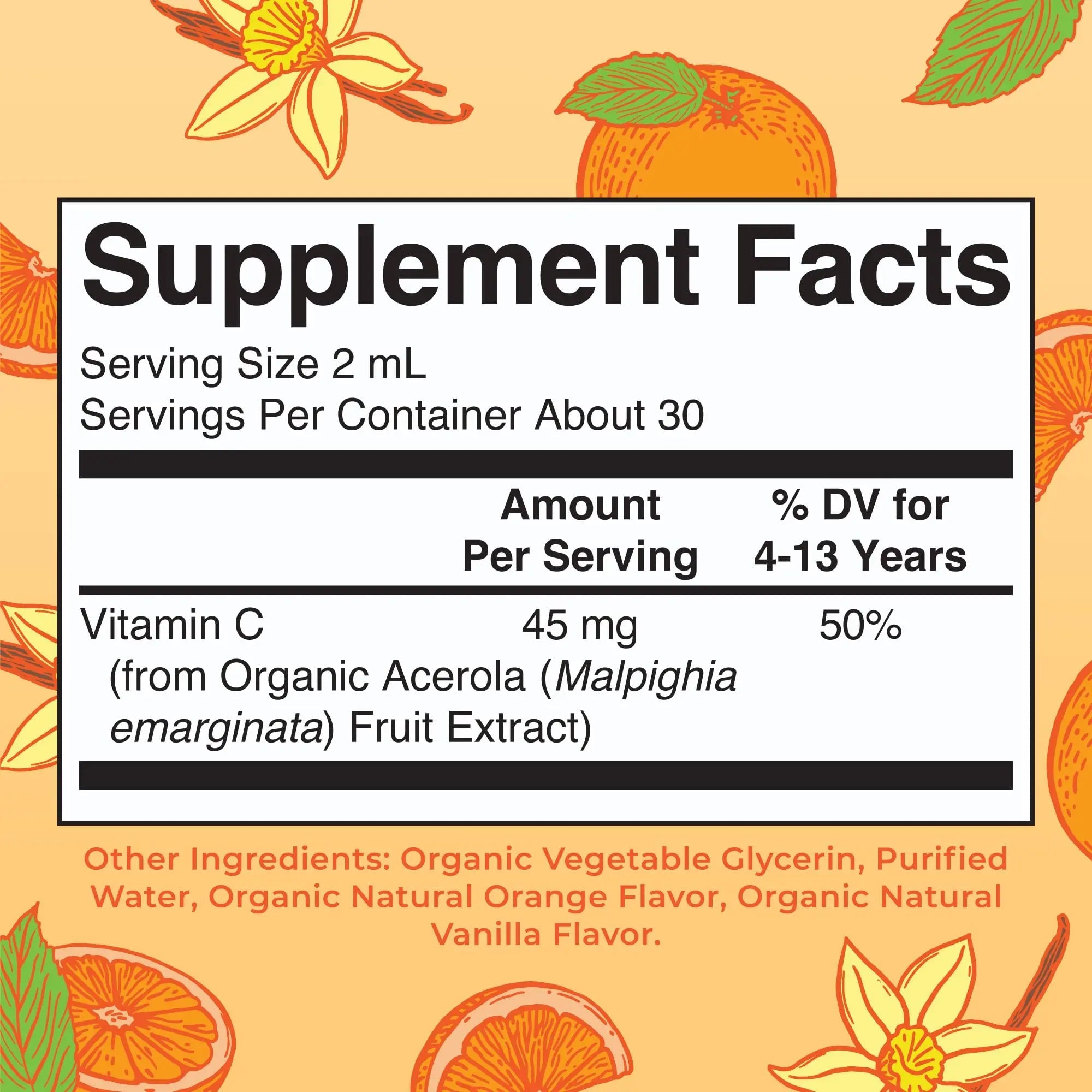MaryRuth Organics USDA Kids Vitamin C Drops | Vegan Immune Support Supplement for Ages 4-13 | Immune Support & Overall Health | Vitamin C from Organic Acerola Fruit Extract | 2oz - TrustMedUSA