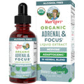 MaryRuth Organics - USDA Organic Brain Nootropic Supplement for Adults with Ginkgo Biloba & Astragalus | Focus & Adrenal Support | Brain & Memory Drops | Vegan | Non-GMO | Gluten Free | 30 Servings - TrustMedUSA